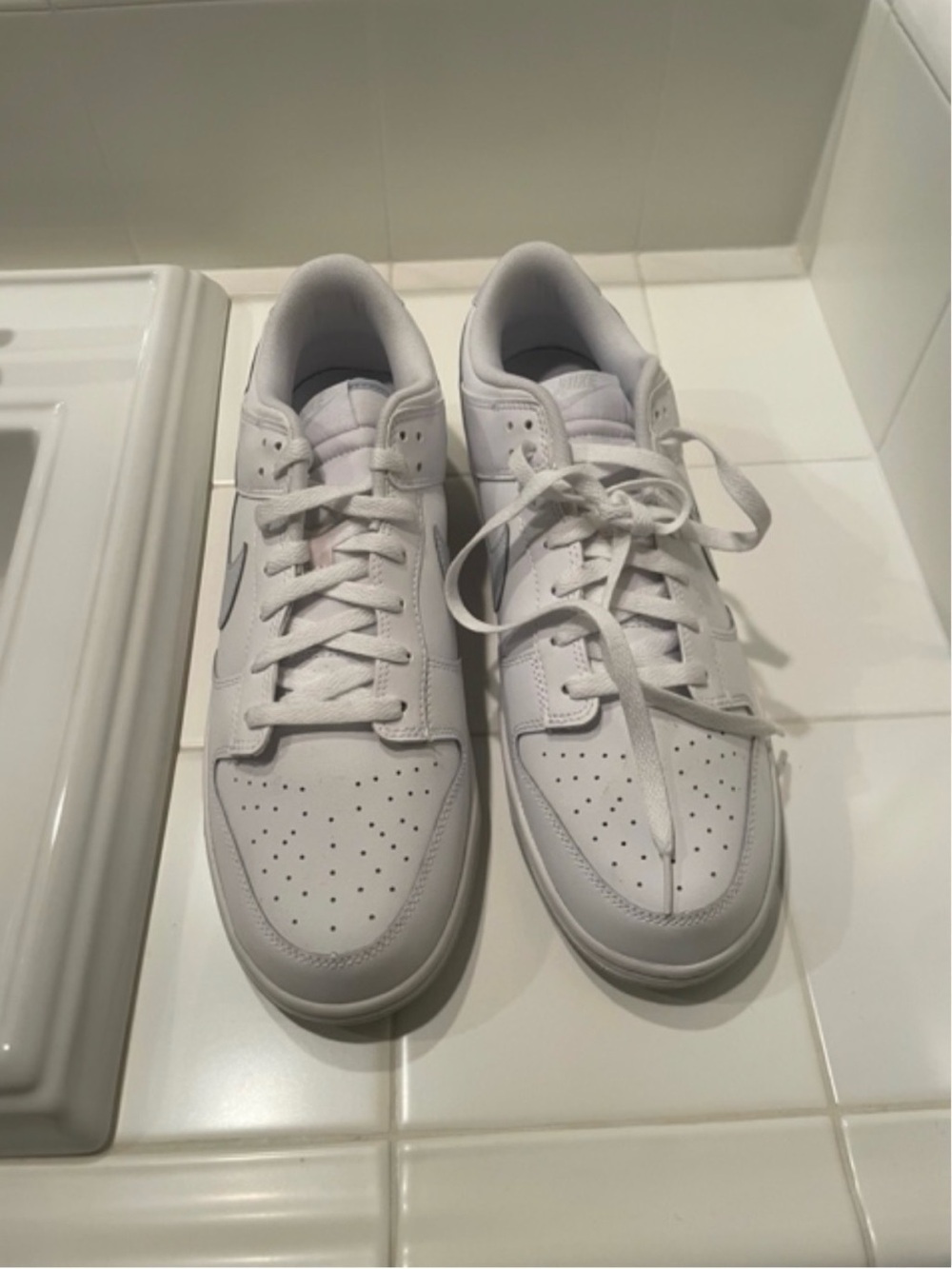 Nike Men’s Dunk Low Sneakers - Pure Platinum